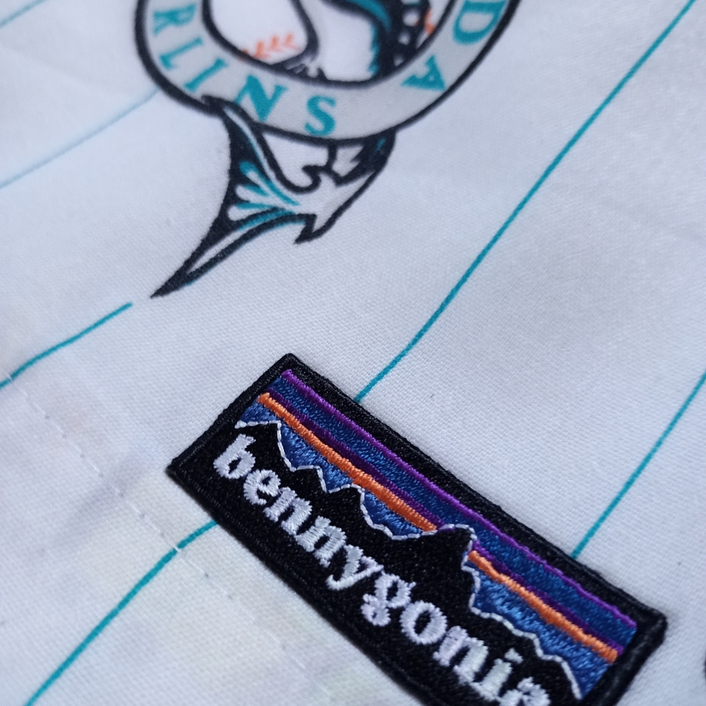 Custom Reworked Vintage  1996 MLB Florida Marlins Bennygonia Shorts - Picture 2 of 10